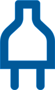 Icono de enchufe el&eacute;ctrico
