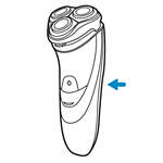 Afeitadora el&eacute;ctrica para uso en seco y h&uacute;medo AquaTouch