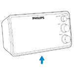 Radio reloj con sintonizaci&oacute;n digital