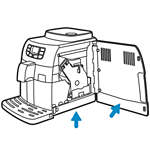 Cafetera expreso autom&aacute;tica Saeco Intelia Cappuccino Deluxe