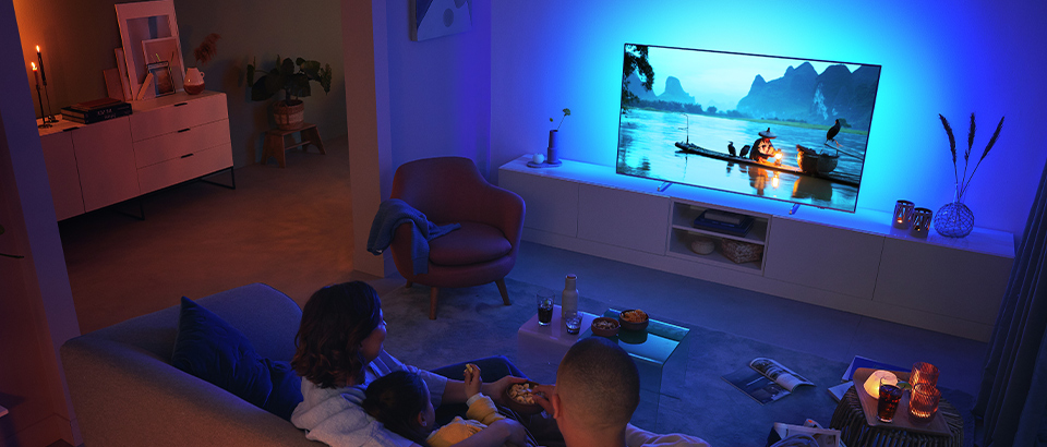 Televisor Philips Ambilight | El mejor televisor para pel&iacute;culas y una noche de cine