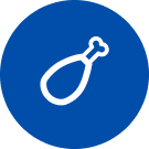 Icono de muslos de pollo